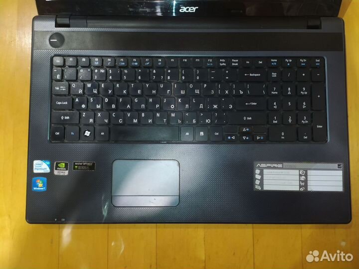 Ноутбук Acer aspire 7739ZG