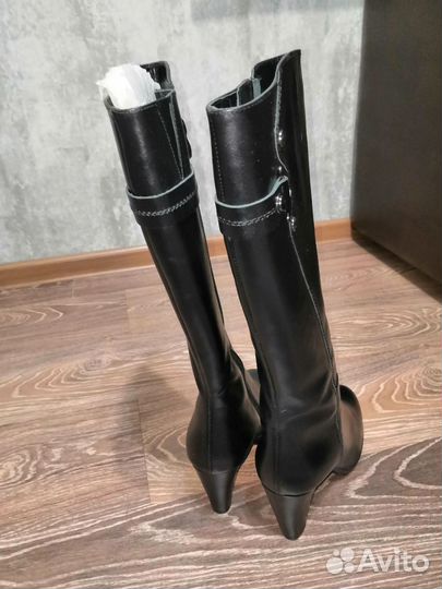 Сапоги женские натуральная кожа размер 39