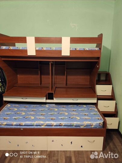 Двухъярусная кровать бу