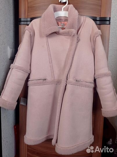 Дублёнка и шапочка демисезон