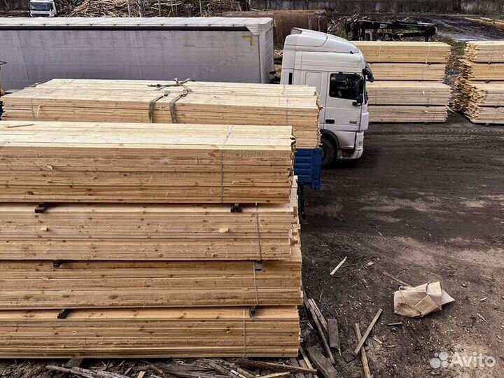 Доска обрезная, сорт 1, т/у