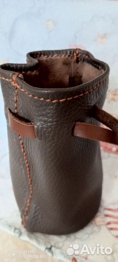 Кожаный чехол для мелочи