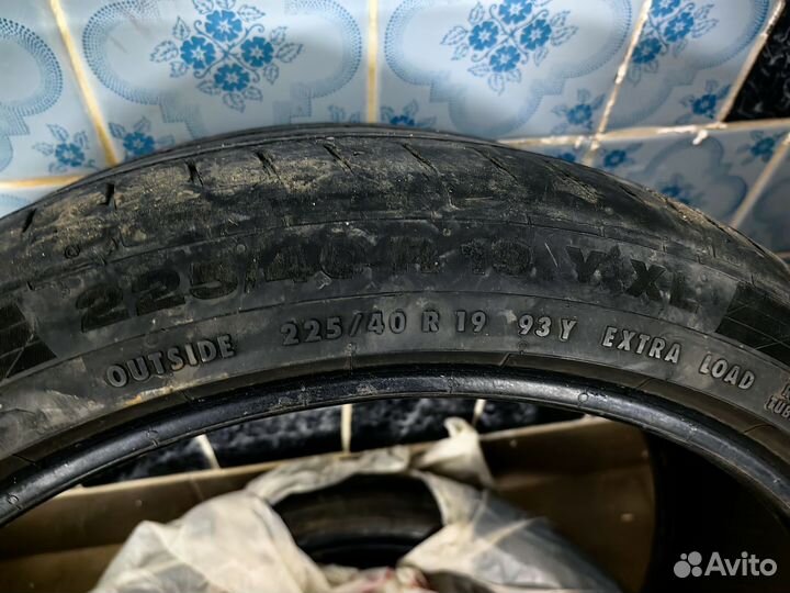 Continental ContiSportContact 5 225/40 R19 и 255/35 R19 96Y