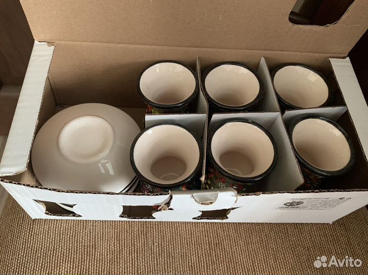 Турецкий чайный набор 6 персон