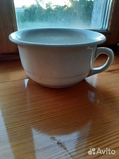 Ночная ваза, горшок фаянс, керамика СССР