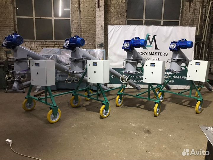 Шнековый дозатор зерна, корма, муки до 50кг