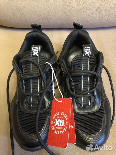 Летние черные кроссовки, 23 см, новые