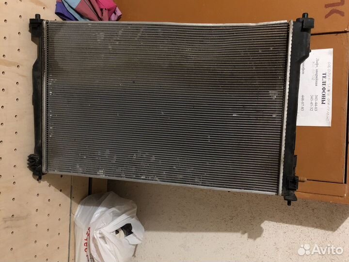 Радиатор на toyota camry в новом кузове бу