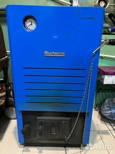 Твердотопливный котел Buderus 20 кВт бу