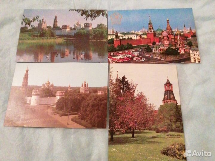 Почтовые открытки 80х годов