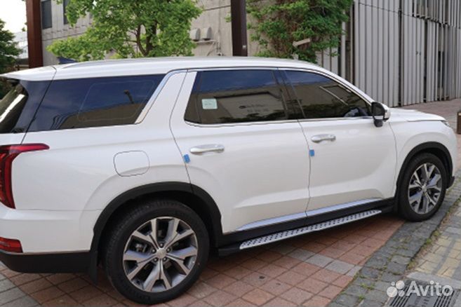 Пороги, подножки Hyundai Palisade 2018-нв (новые)