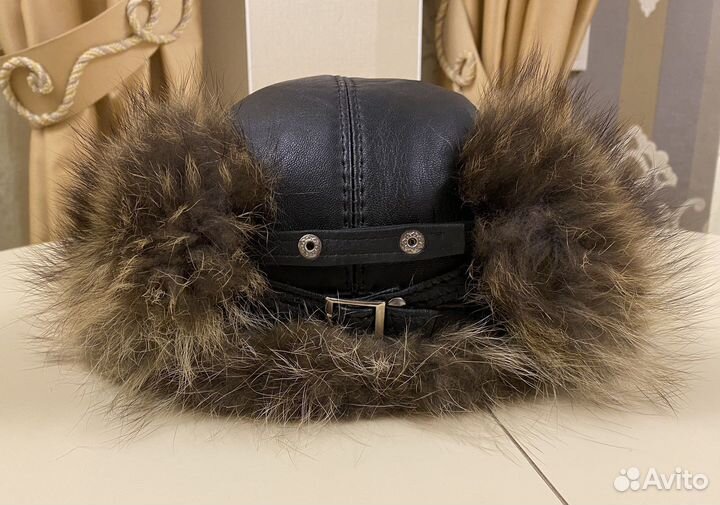 Шапка ушанка натуральная
