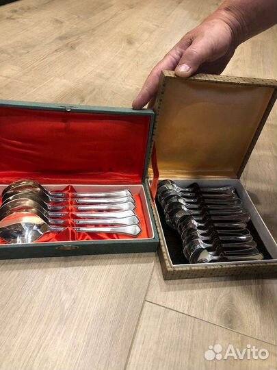 Набор ложек мельхиор