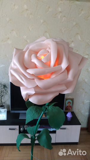 Торшер напольный роза