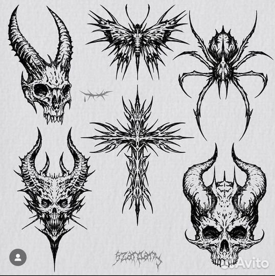 Модели на тату, тату за расходники, татуировки