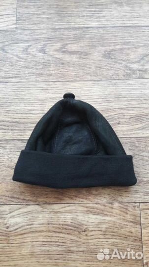 Шапка натуральная замша и мех