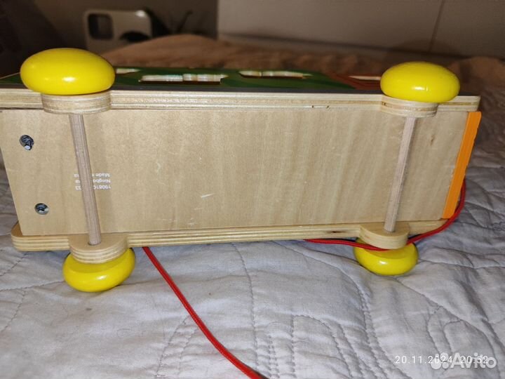 Деревянный сортер-грузовик viga