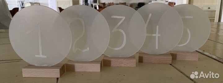 Номерки на столы