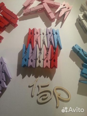 Прищепки декоративные. Скрапбукинг