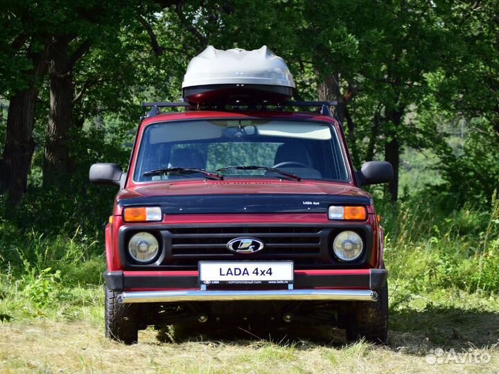 Защита переднего бампера одинарная LADA 4х4 2121