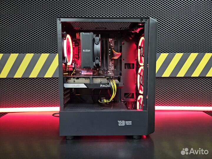 Игровой пк Ryzen 5 3600/RX 6600 8GB/16GB/SSD