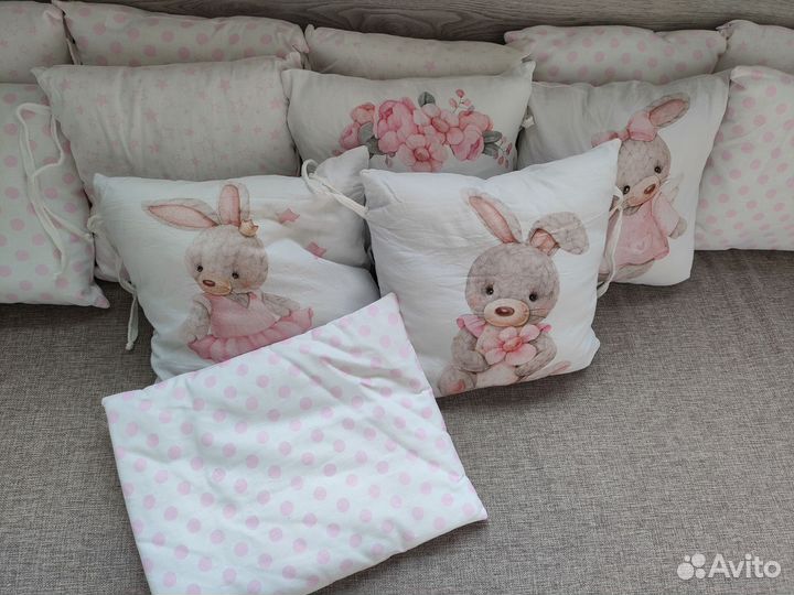 Бортики в детскую кроватку