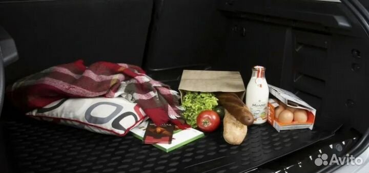 Коврик в багажник Volkswagen Caravelle T6 2015 пластик