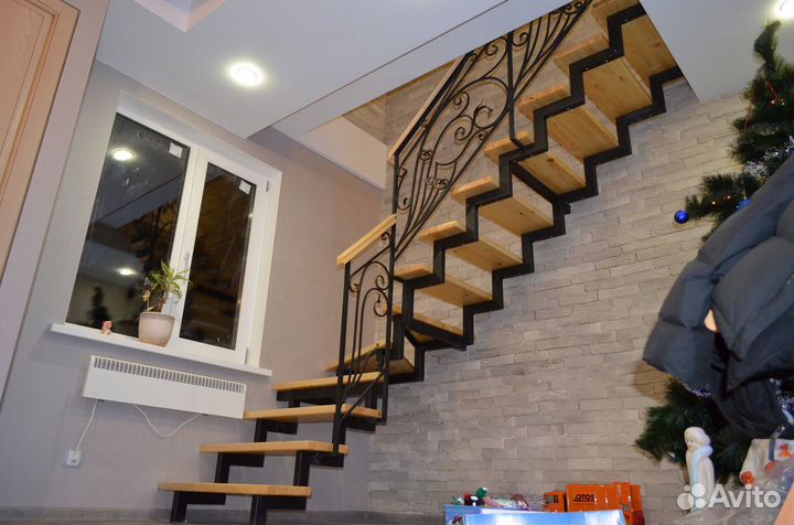 Лестница каркас металл