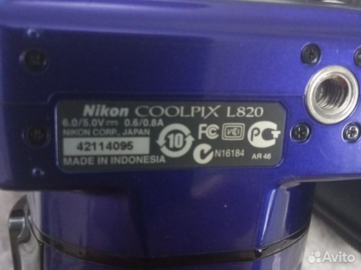 Фотоаппарат Nikon coolpix L820
