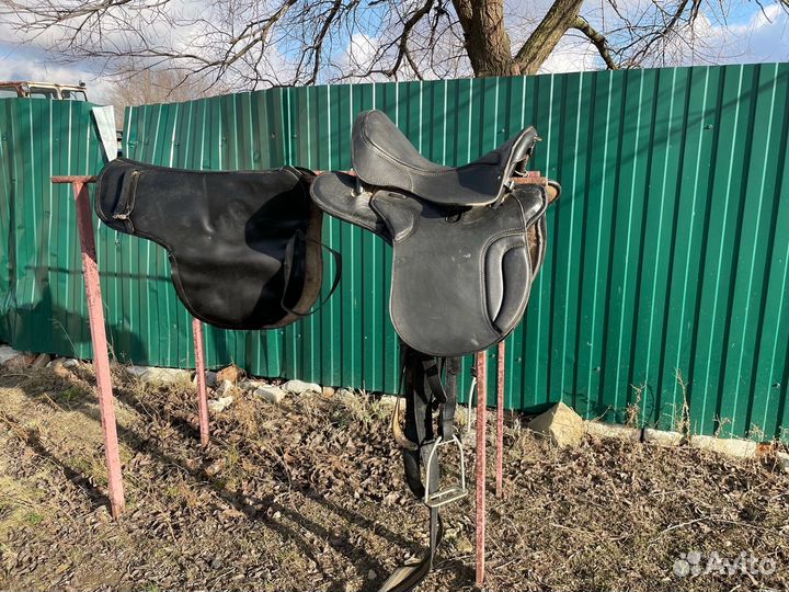 Седло для лошади кавалерийское