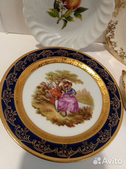 Тарелочки Лимож Япония Англия