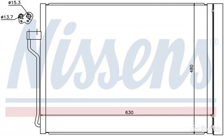 Радиатор кондиционера BMW F10