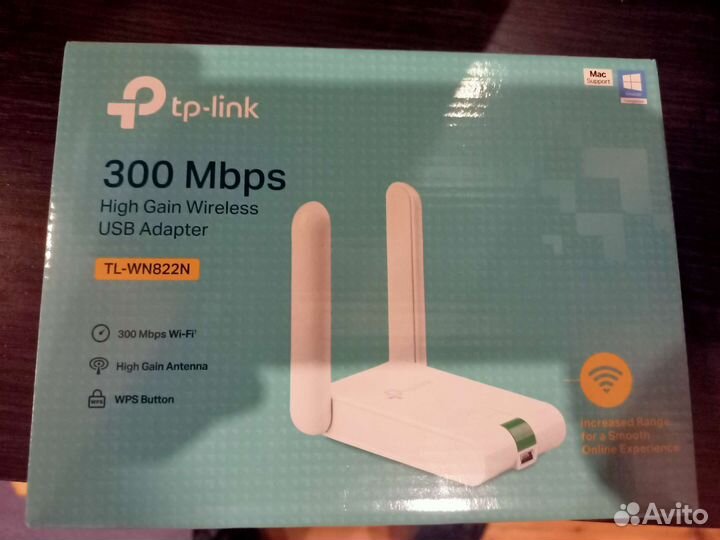 Wi-Fi адаптер TP-link TL-WN822N