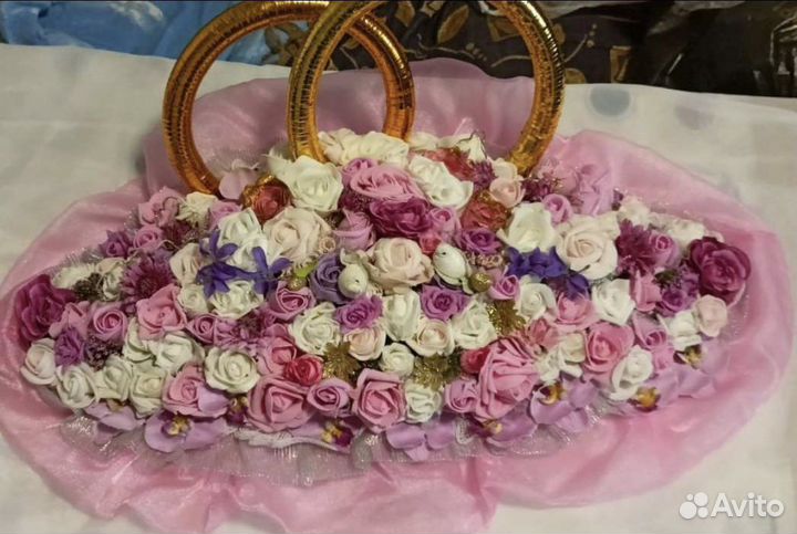 Украшения на свадебную машину в аренду