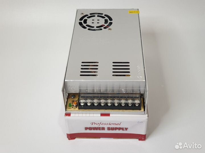 Блок питания 12V 30А металл