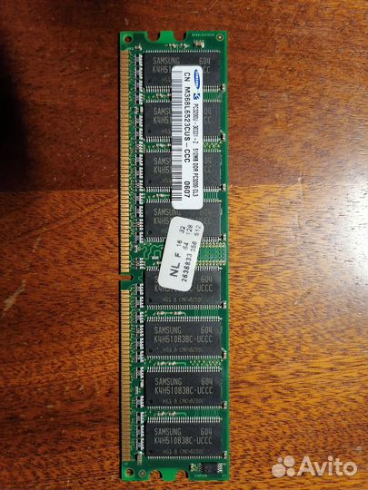 Память 512 Мб DDR