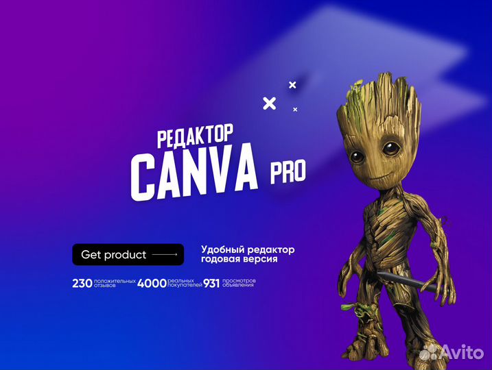 Canva Pro - Официальная Подписка