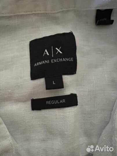 Рубашка мужская лен Armani 50 размер