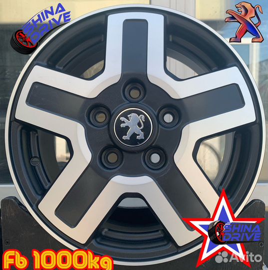 Диски Peugeot Boxer Cargo R15 5x118 Black Groove