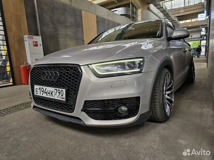 Audi Q3 8U решетка RS + вставки птф дорест