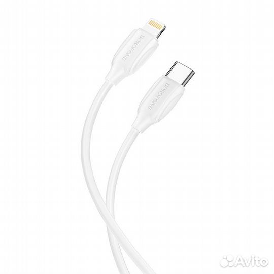 Кабель USB-C borofone BX19, Type-C - Lightning, 3A