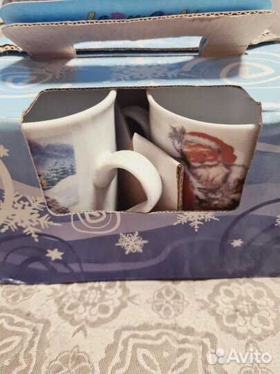 Набор кружек новогодних