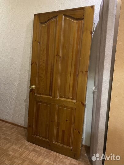 Дверь деревянная бу 90