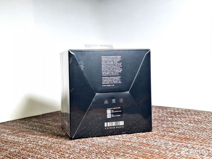 Яндекс Станция Мини с часами новая чёрная