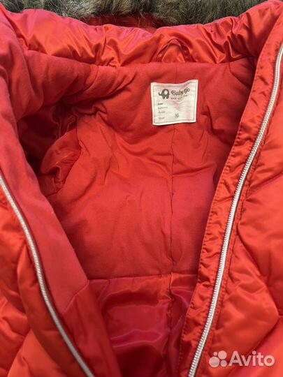 Зимний комбинезон для девочки 86 размер