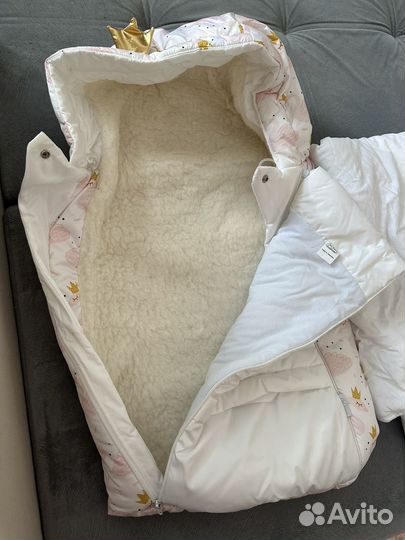 Зимний конверт на выписку