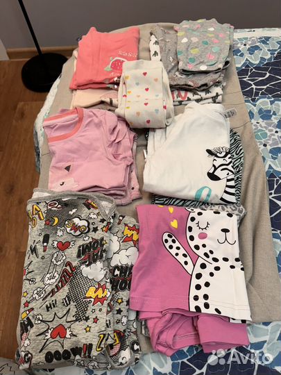 Большой пакет пижамы и халат 5 лет