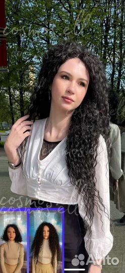 Афрокудри на каркас