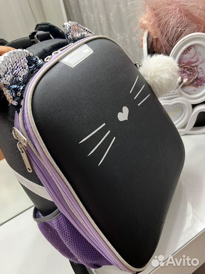 Рюкзак для девочки shool kitti black