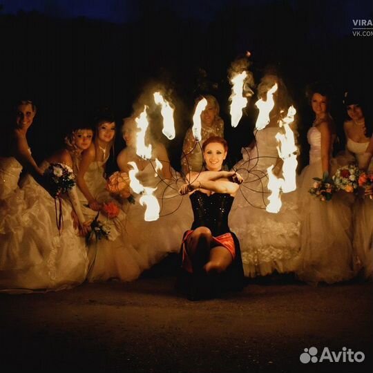 Огненное и световое шоу. Салют. фейерверк